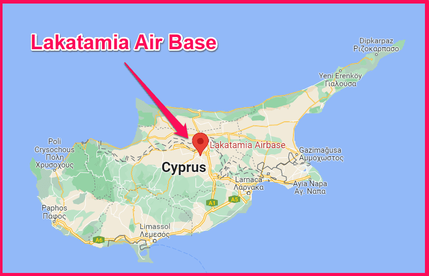 Lakatamia Air Base Map Location